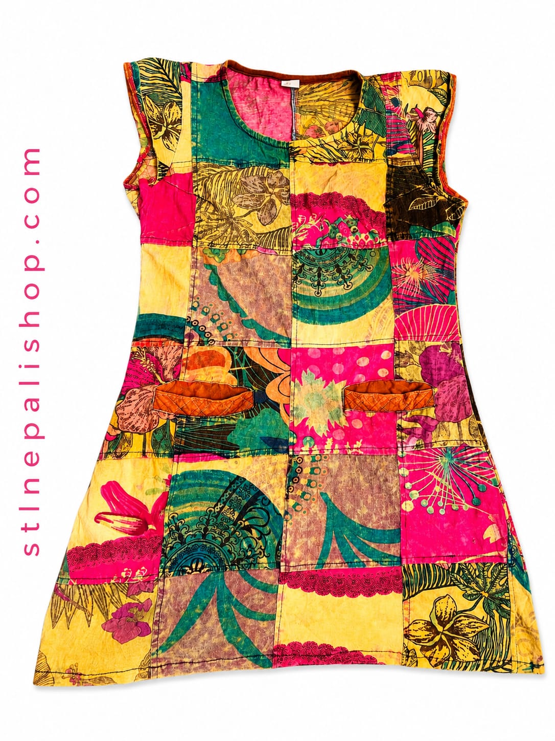 SHINKER PATH STONE WASH DRESS