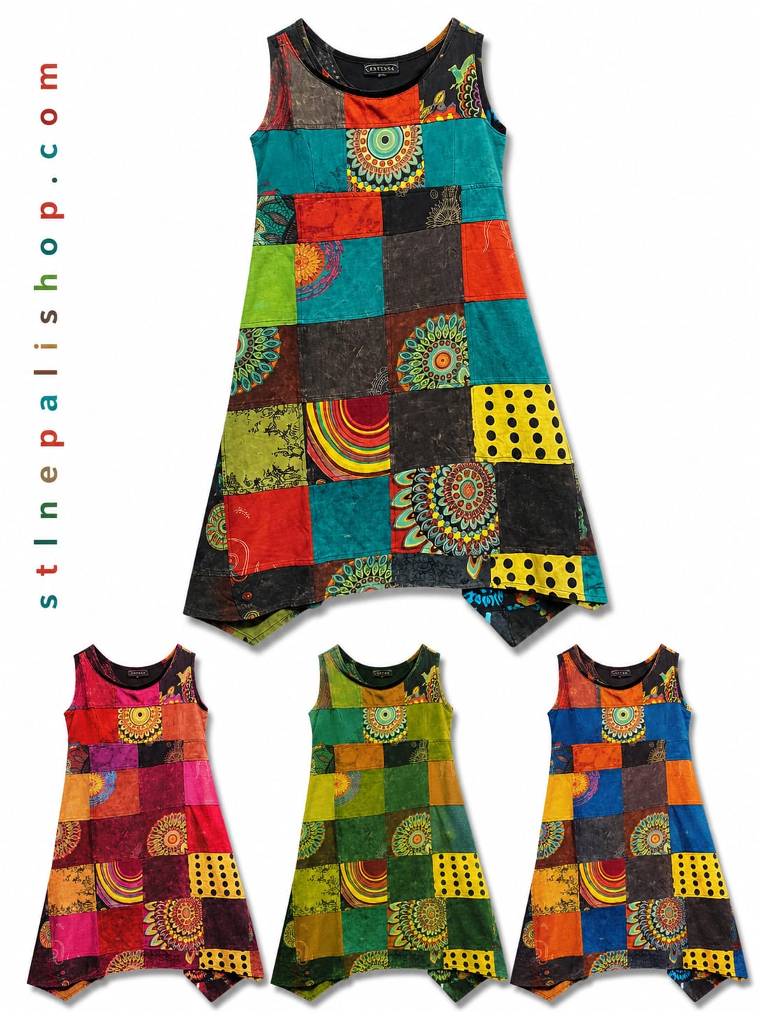 SHINKER PATCH DRESS (WASH)