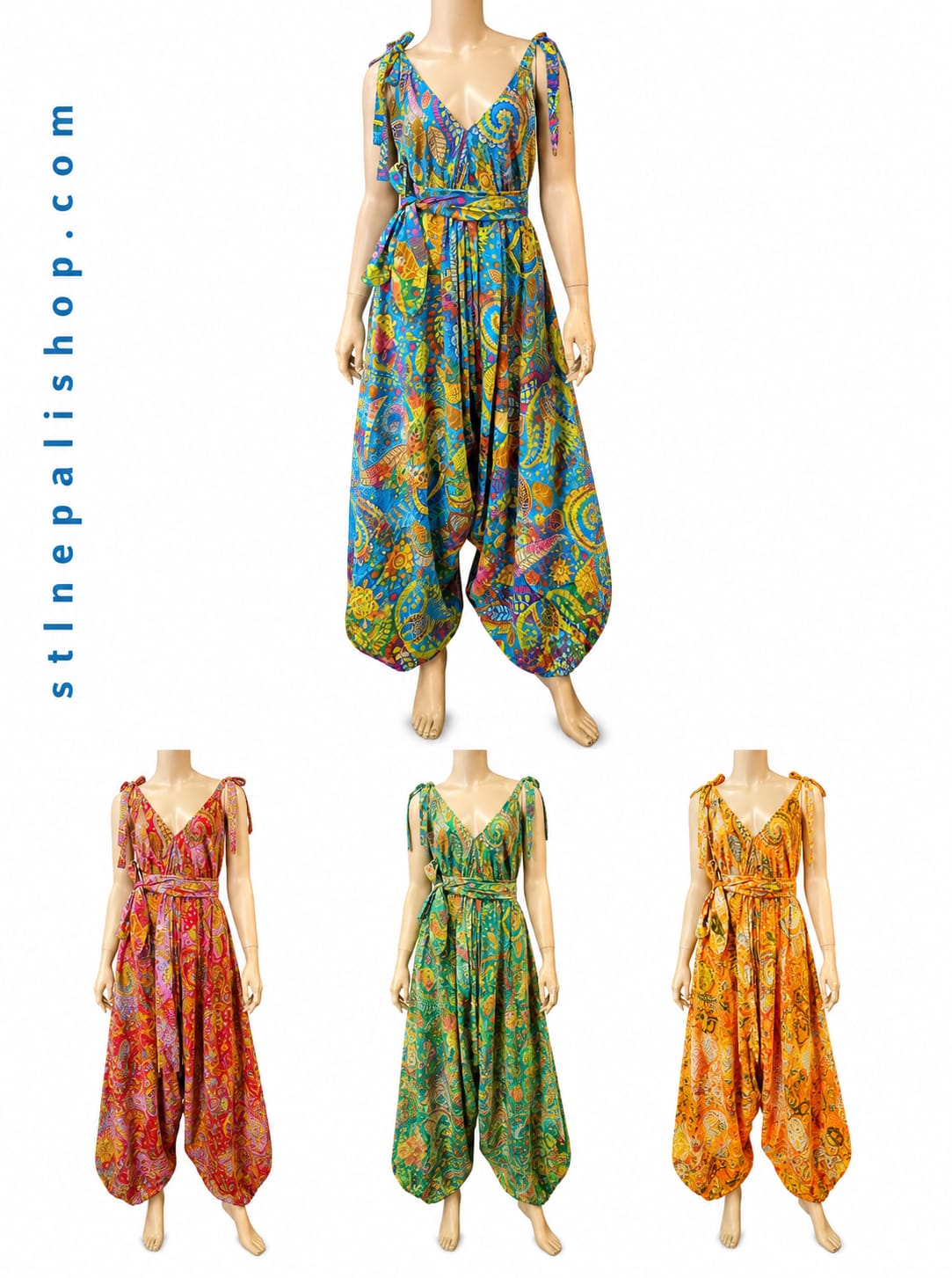 FLOWER PRINT TIEDIE DRESS