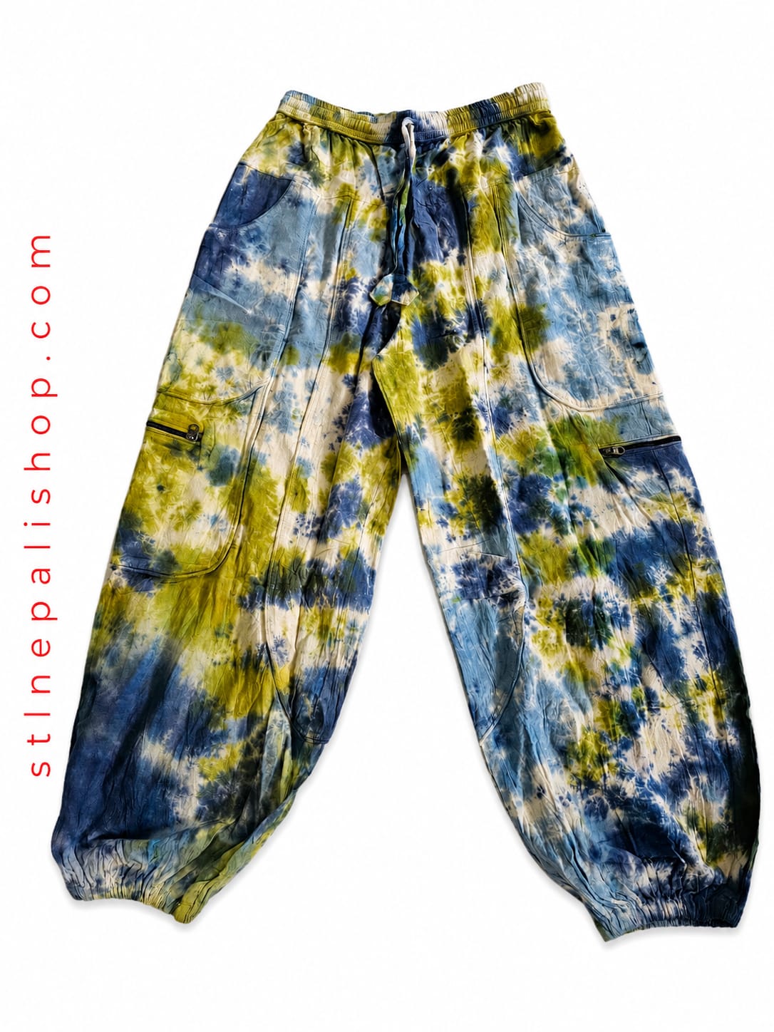 FINE COTTON TIE-DYE TROUSER