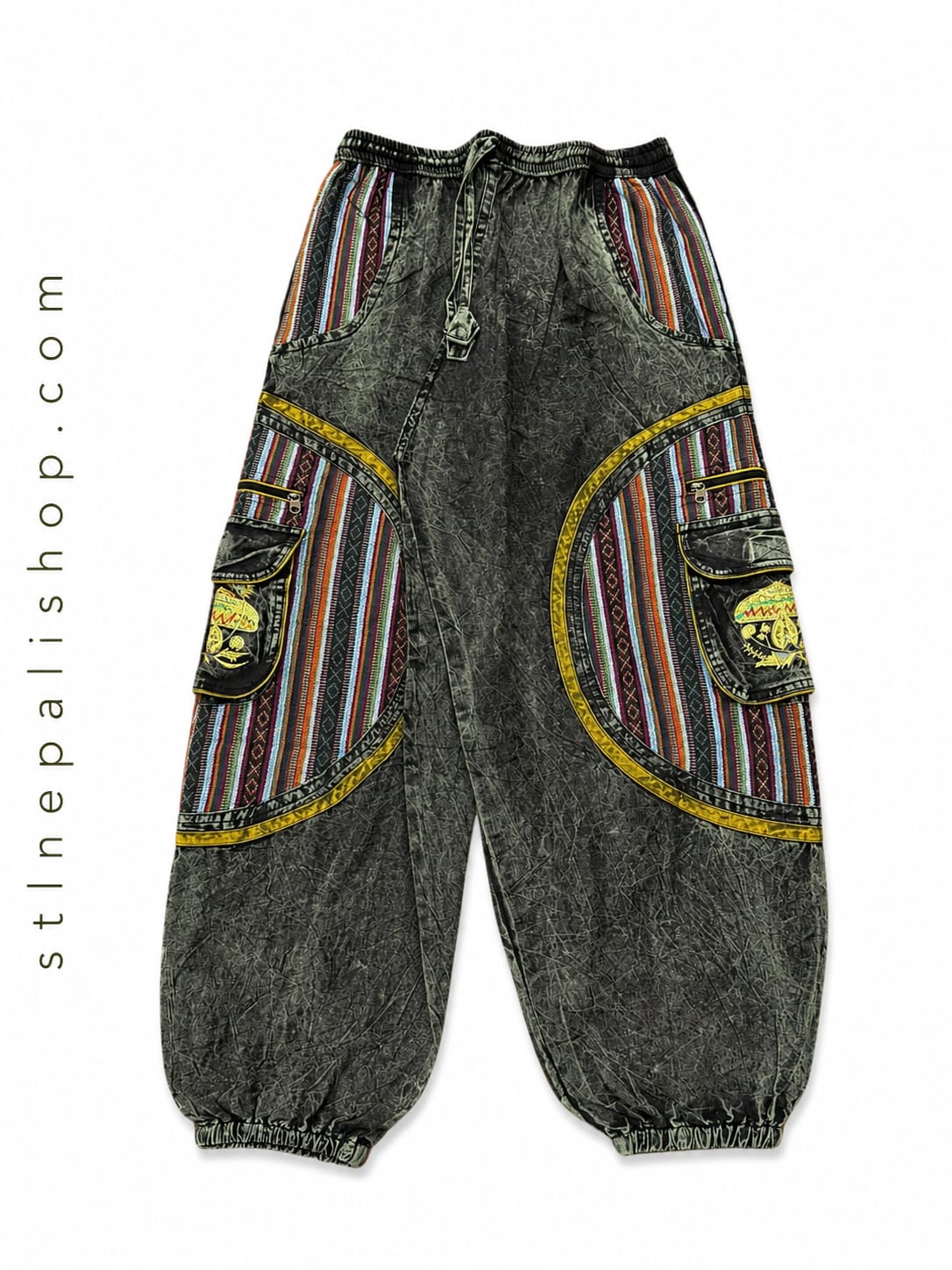 FINE COTTON ACID WASH TROUSER
