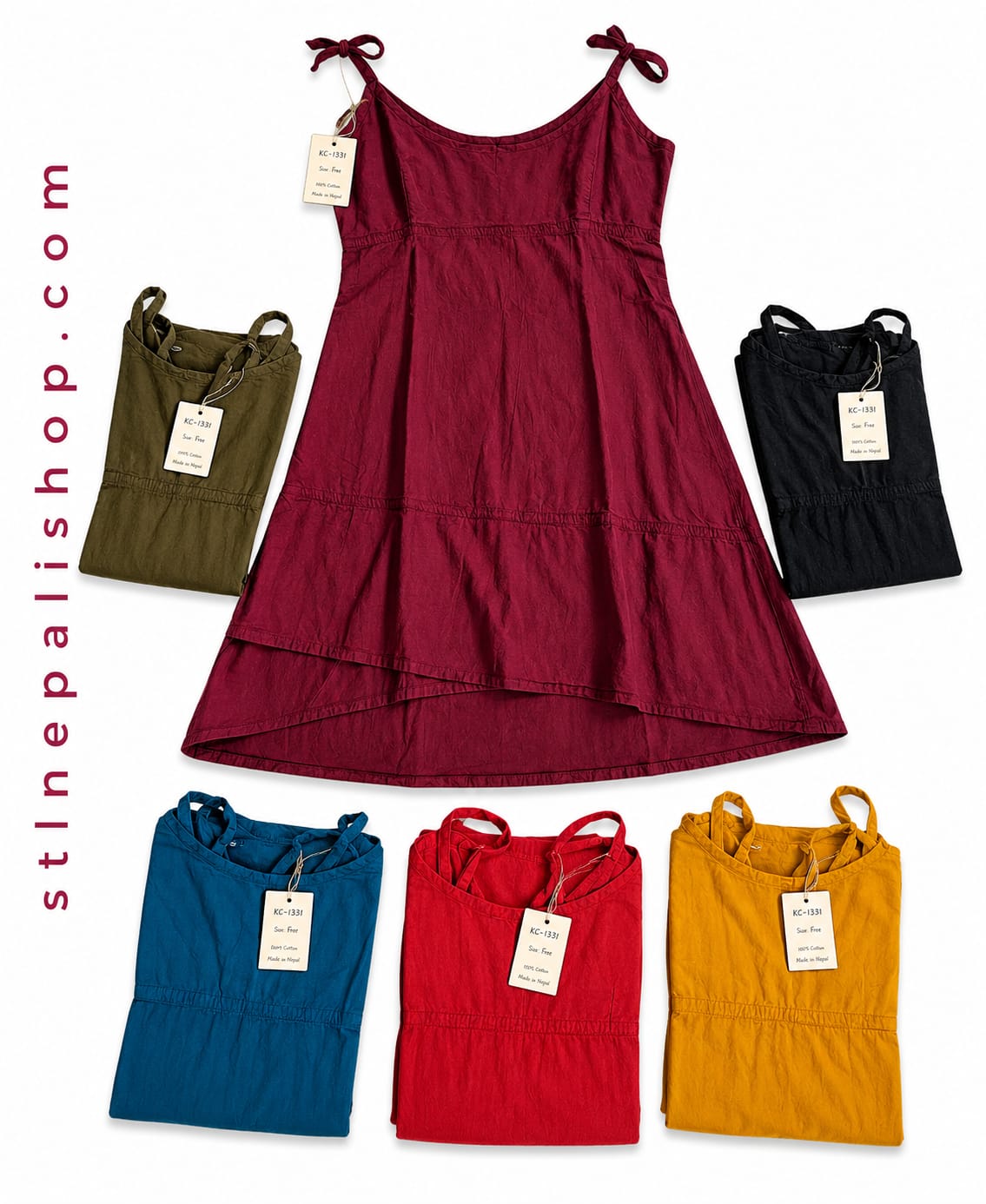 ENZYME WASH DRESS