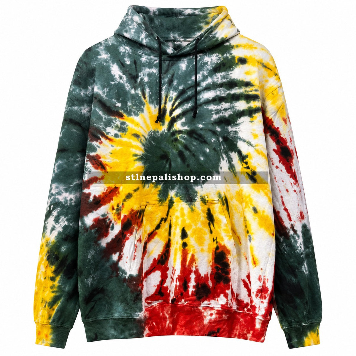 Terry Cotton Tie Dye Hoodie