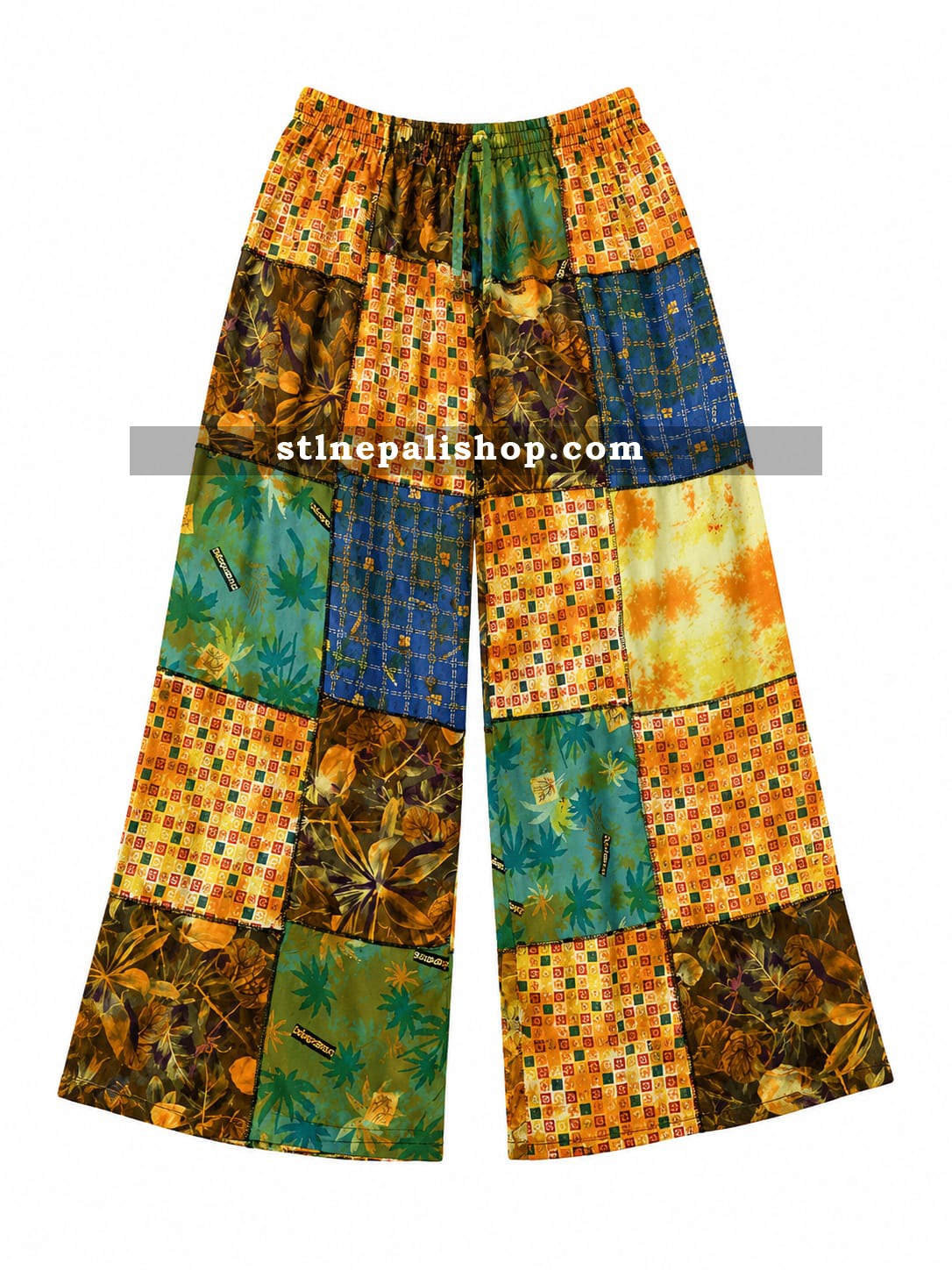 Patch Print Plazo - 100% Cotton