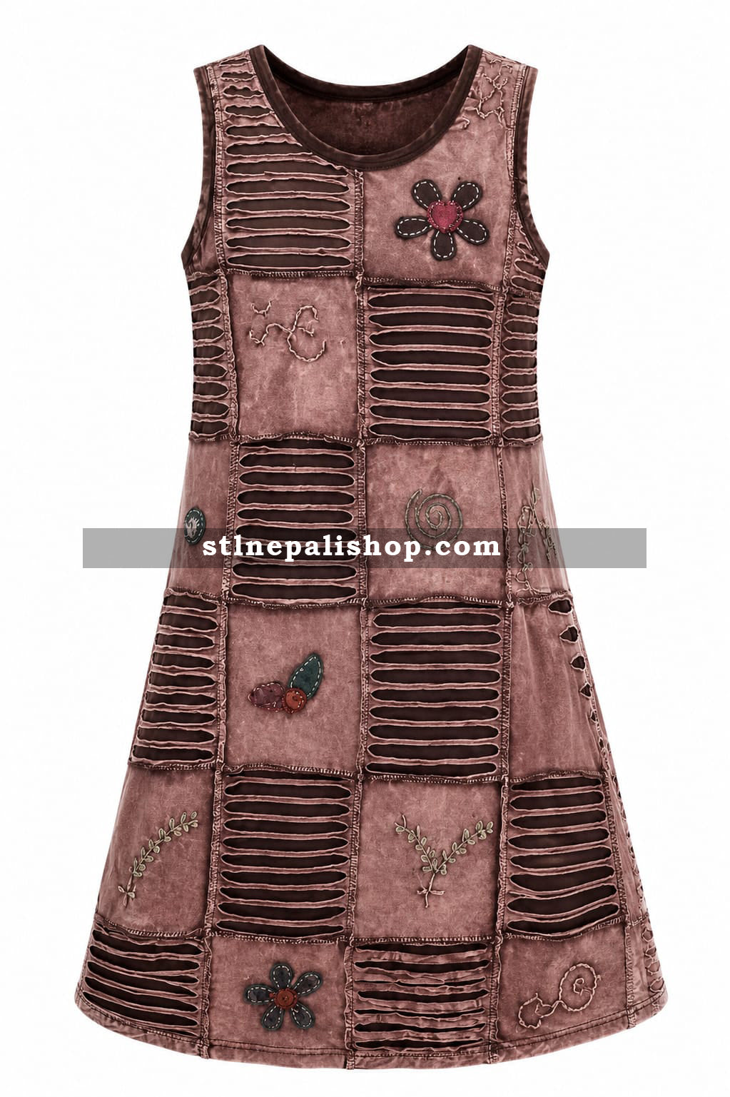 Razer Cut Short Dress - Handwork