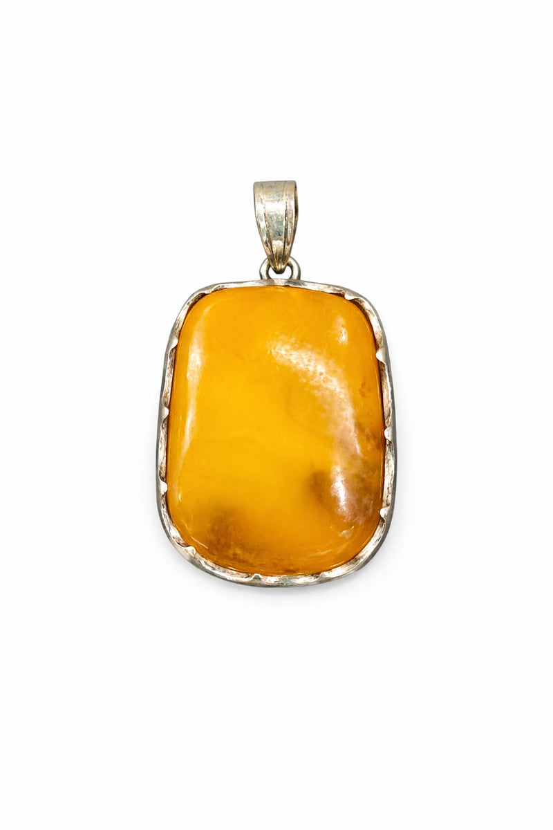 Rectangle stone pendant